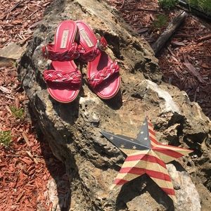 Brighton Red Sandals